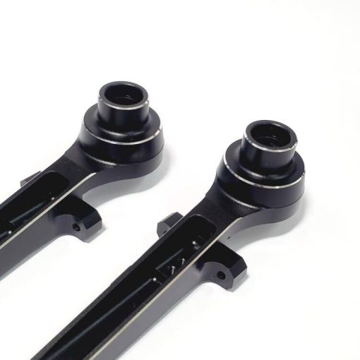 SH816-6 Brazo oscilante de balancin metalico Palanca de balanceo de brazo de entrenamiento barra de estornudos Aleacion de aluminio Juego de brazos traseros para buggy todo terreno a escala 1/10 de Tamiya Tamiya 58719 Chasis BB01 BBX BB-01 Brazos de refuerzo de suspension trasera de coche RC - Imagen 5