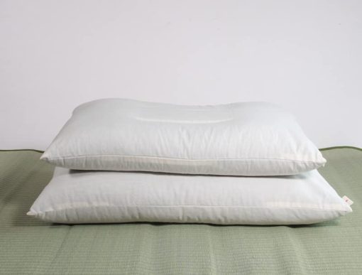 Set de Almohada Ajustable de Trigo Sarraceno y Dos Fundas Tipo Sobre, Tela Organica (Grande) - Imagen 8