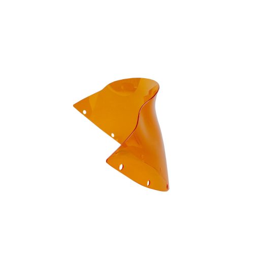 Parabrisas PMMA POWERAJAMES para Harley Davidson Dyna Street Bob Low Rider Sport Glide Road King con carenado FXRT (PMMA Naranja) - Imagen 6