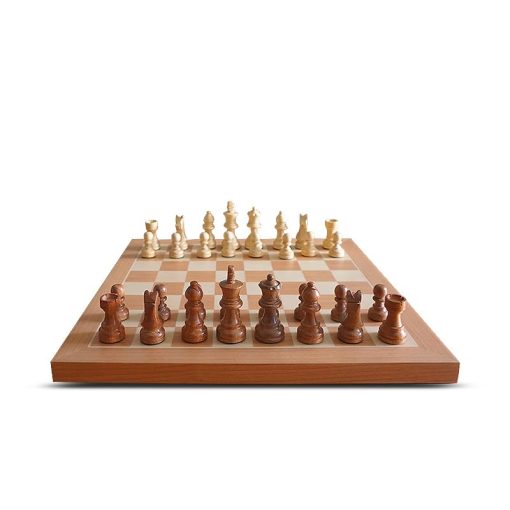 Tablero de Ajedrez Electronico Chessnut Air +, Tablero de Ajedrez de Madera Completo con Piezas Adicionales, LEDs, Juego de Ajedrez Electronico Adaptativo AI con Tablero de Computadora