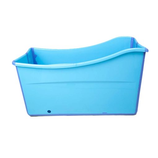 Baño Plegable Grande para Bañera W WEYLAN TEC para Niños Gemelos Adulto Azul