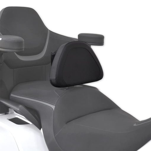 PANICAL Liberacion Rapida Respaldo Sissy para Conductor Soporte de Espalda Trasero para Honda Goldwing 2018-2023 GL1800 GL1800B BA AD F6B Cuero Negro