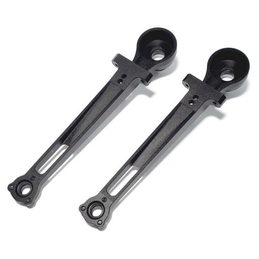 SH816-6 Brazo oscilante de balancin metalico Palanca de balanceo de brazo de entrenamiento barra de estornudos Aleacion de aluminio Juego de brazos traseros para buggy todo terreno a escala 1/10 de Tamiya Tamiya 58719 Chasis BB01 BBX BB-01 Brazos de refuerzo de suspension trasera de coche RC