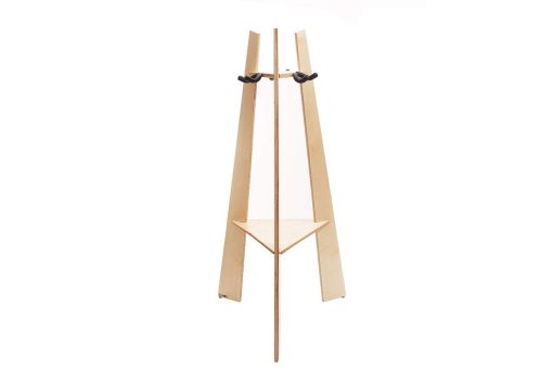 Ruach GR-1 Premium Hardwood 3 Way Multi Guitar Stand Rack - Birch - Imagen 5