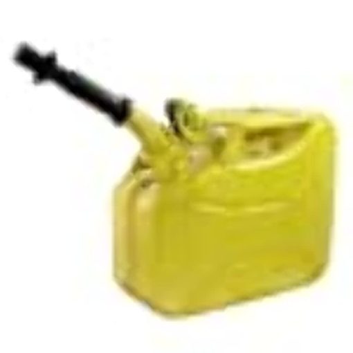 Bidon de combustible autentico NATO Wavian USA JC0010YVS con boquilla Amarillo (10 litros)
