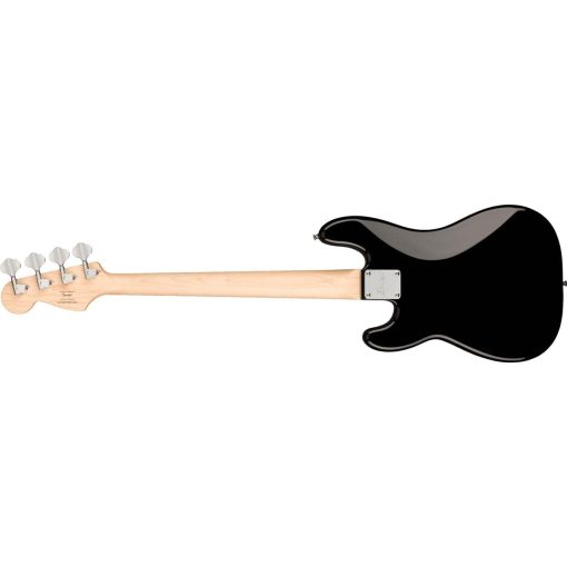 Bajo de Escala Corta Squier by Fender Mini Precision con Garantia de 2 anos, Diapason de Laurel, Maquinas de Afinacion Selladas y Pastilla de Bobina Dividida, Mango de Arce, Negro - Imagen 2