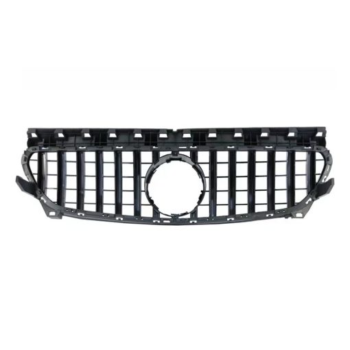 Parrilla SINSOCJ W117, Estilo GT Rejilla Frontal de Parachoques para Mercedes Benz W117 CLA Class CLA200 CLA250 CLA45 AMG 2014-2019 (Negro Brillante) - Imagen 3