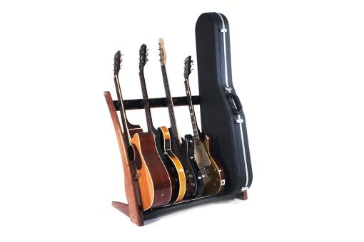 Ruach GR-2 Curve Soporte de Guitarra de 5 Formas Personalizable para Guitarras y Estuches - Caoba - Imagen 4