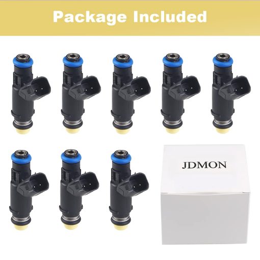 JDMON Compatible con Inyectores de Combustible para Chevy Tahoe Silverado Suburban Avalanche Express 1500 GMC Yukon Sierra Savana 1500 5.3L 2002-2007 Reemplazar 25326903 12580426 Paquete de 8 - Imagen 7