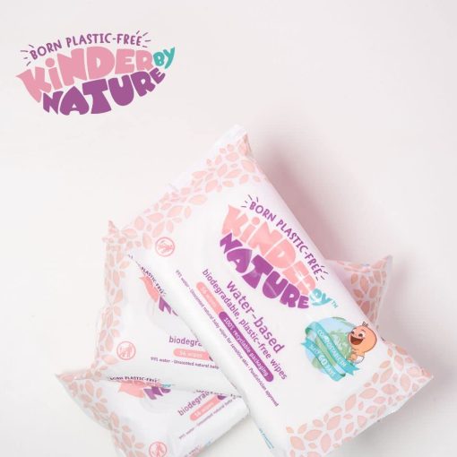 Toallitas para bebe Jackson Reece Kinder by Nature a base de agua - 56 unidades (Caja de 12 paquetes) - Imagen 3