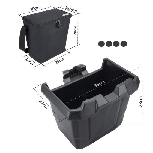 Defender Center Underseat Storage Bin+Portable Ice Chest Cooler, Compatible with Can Am Defender/Defender Max 2016-2022 Replace OEM #715003446 - Imagen 4