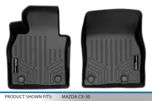 Tapetes para piso negros SMARTLINER a medida para Mazda CX-30 2020-2023 - Imagen 4