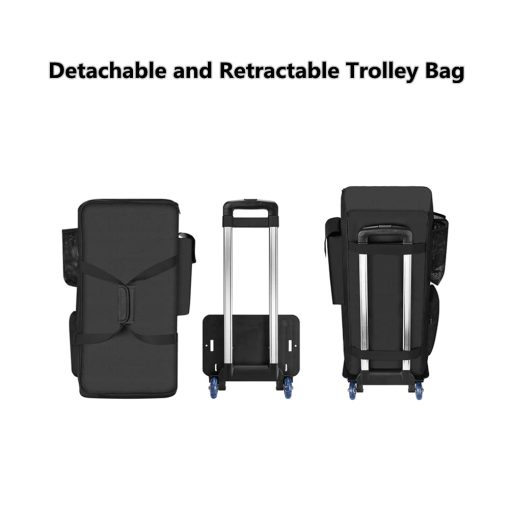Bolso con Ruedas Compatible con Altavoz Portatil JBL Partybox 110 - Bolsa de Almacenamiento para Altavoz Portatil Inalambrico - Imagen 4