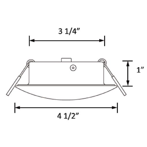 Facon 4.5 pulgadas LED RV Puck Light, DLFST4-008, luces de techo LED empotradas de aluminio completo, luz interior de 12V para RV, autocaravanas, remolques de camping, barcos (paquete de 6) - Imagen 3