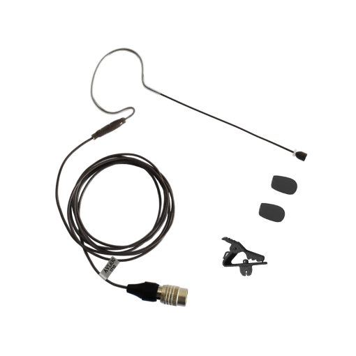 Rannsgeer Mini Microfono de Diadema Reemplazo de Gancho para Audio Technica Sistema Inalambrico (Negro)