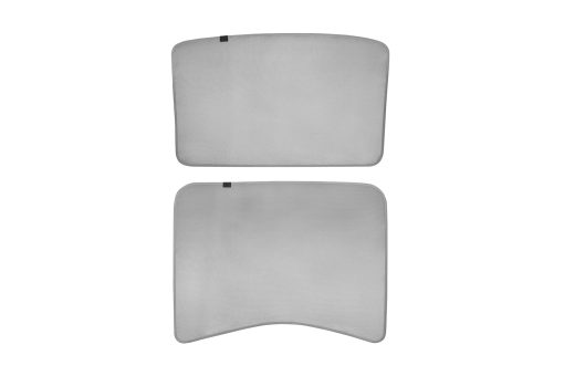 JOWUA Cortina parasol de techo de vidrio compatible con Tesla Reengineered Model 3 2024 solo, Doble tela de malla de alta densidad facil plegado Almacenamiento eclipse