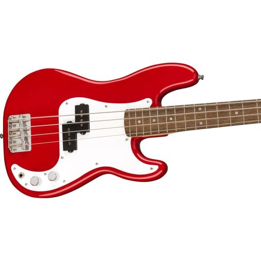 Bajo Squier Mini Precision, Dakota Red, Diapason de Laurel - Imagen 4