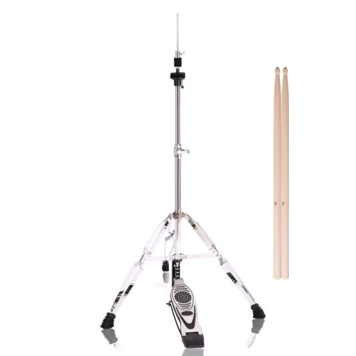 Soporte de Hi Hat YEASOUL, Soporte de platillos, Soporte de charles con pedal, practica de Hi Hat genial para platillos de 8'' 10'' 12'' 13'' 14'' 15'' 16''