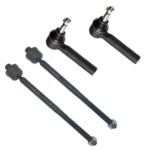 4PC Extremos de Barra de Acoplamiento Internos/Externos COMPATIBLES CON Chevrolet Silverado GMC Sierra 2500 3500 HD 2011-2019