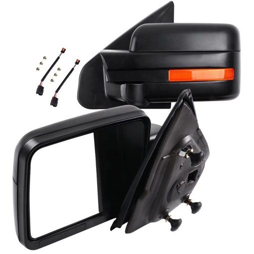 Espejos de remolque ECCPP para Ford F-150 2004-2014 con ajuste electrico y calefaccion ADP11643601S - Imagen 8