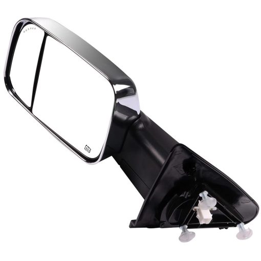 Espejos de Remolque ECCPP para Dodge Ram 1500 2500 3500 2002-2008 Power Heated con Luz de Senal de Flecha Lado del Conductor y del Pasajero Par Manual Abatible Tapa Cromada - Imagen 9