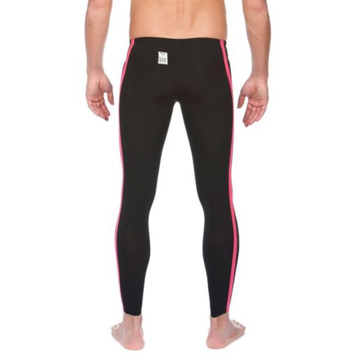Pantalon de natacion para aguas abiertas Arena Powerskin R-Evo, Negro/Amarillo Fluor, Talla 28 - Imagen 2