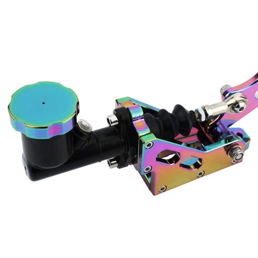 Kyostar Neo Chrome Racing E-Brake Hydraulic Drift Hydro E-Brake E Brake Racing Handbrake Long Arm Lever Park Brake - Imagen 3