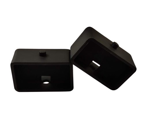 Kit de Elevacion Completo para F-150 2004-2020 [2WD/4WD] 3" Delanteros Espaciadores de Amortiguador de Acero Billet + Bloques de Levantamiento de Acero de 3" Traseros + 12" Pernos en U (Negro) - Imagen 4