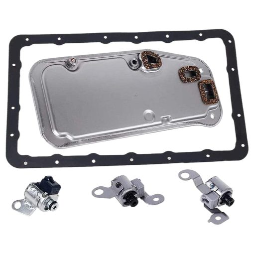 Conjunto de solenoides de transmision HGOLHZCC A340E A343F 85420-301230 35250-30050 con junta del carter y kit de filtro compatible con Toyot-a Tacoma 4WD 2000-en adelante