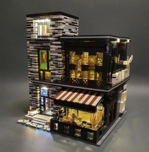Set de bloques de construccion de General Jim's Pub and Restaurant City Toy Bricks - Nivel 2 - Set de bloques de construccion detallados increiblemente detallados - para adolescentes y adultos - Imagen 7