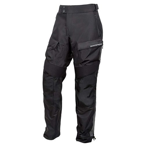 Pantalones superiores para moto ScorpionEXO Seattle WP para hombres de tela (Negro, Mediano)