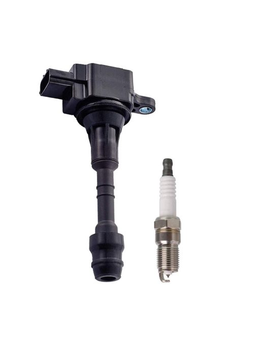 Juego de 8 Bujias de Platino y 8 Paquetes de Bobinas de Encendido ENA Compatible con Infiniti Nissan 2005 2006 Armada, 2004 2005 2006 QX56 Titan 5.6L V8 Reemplazo para UF510 6240 24487S015 1788335 224487S015 - Imagen 2