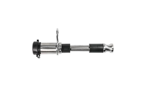 Pasador de bloqueo de enganche de remolque de acero inoxidable a prueba de balas con tapa de goma resistente a la intemperie, diametro de 5/8" - Ajuste universal - Paquete de 2 - Imagen 4