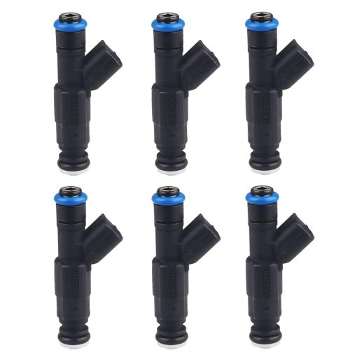 Inyectores de combustible JDMON compatibles con Jeep Cherokee Grand Cherokee Wrangler 4.0L Dodge Ram 1500 2500 3500 5.2L 1999-2004 Reemplazar 0280155784 4 Orificios 6pcs
