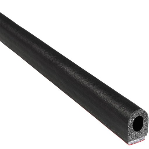 Sello de Goma en Forma de D (Pared Gruesa) ? .437? de Altura, .375? de Ancho, 25 pies de Largo ? Sello de Espuma EPDM con Sistema de Cinta de Alta Resistencia BT (3M), Sello de Clima para Autos, Camiones, RVs, Barcos