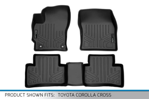 Juego de alfombrillas negras a medida para Toyota Corolla Cross 2022-2023 - Imagen 5