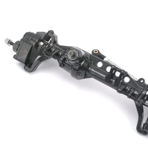 Eje Delantero de Aleacion de Aluminio RZXYLRC Completo para Axial SCX10 III AXI03007 1/10 RC Crawler Upgrades (Negro, Delantero) - Imagen 3
