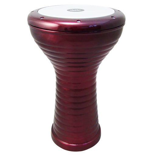 Darbuka Doumbek Zaza Percussion Estilo Egipcio de 17'' Wave (Rojo)