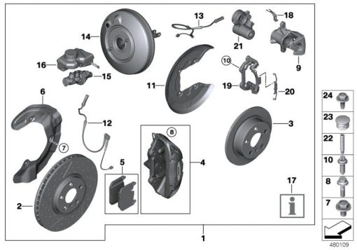 Elemento de Control de Ajuste del Freno de Estacionamiento Bomunik 2015-2021 Adecuado para BMW Serie 2, X2 F46 F45 F39 218i 220i sDrive20i 25i Reemplazo # 34216860008 Derecho - Imagen 3
