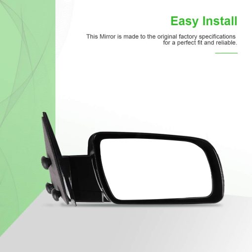 Espejos laterales SCITOO Un par de espejos compatibles con Chevy C1500 C2500 C3500 1988-1999 para Chevy K1500 K2500 K3500 1995-2000 para Chevy Tahoe Plegable manual 15036360 - Imagen 3