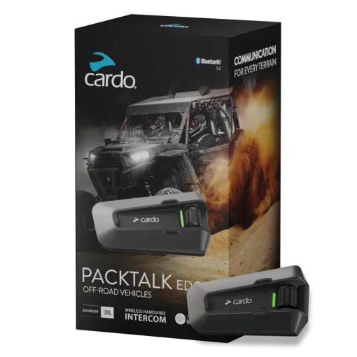 Cardo PACKTALK EDGE para Vehiculos Todo Terreno, Comunicacion Para Cada Terreno