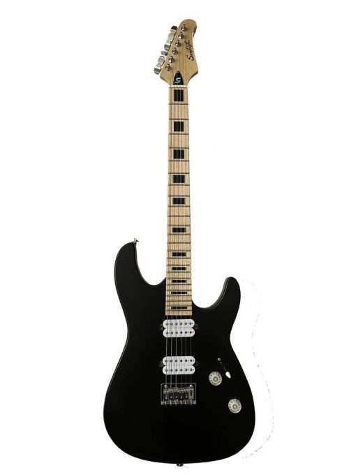 Guitarra Electrica Sawtooth ST-M24 de 6 Cuerdas, Diestra Satin Black (ST-M24-SBK) por GoDpsMusic - Imagen 6