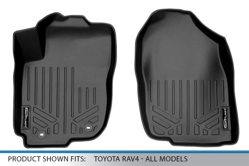 Juego de alfombrillas personalizadas SMARTLINER para la primera fila en negro para Toyota RAV4 2013-2018 - Todos los modelos - Imagen 4
