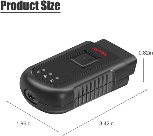 Autel V100 MaxiSYS VCI100 Interface de Comunicacion de Vehiculos Bluetooth Compacto Compatible con MS906BT MS906TS Adaptador Bluetooth - Imagen 5