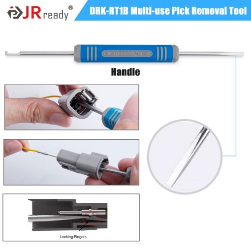 JRready ST6307-1 Kit de Conectores Deutsch DTM 2 3 4 6 8 y 12 Pines Conector Electrico Automotriz con Crimper ACT-M202, Contactos Solidos Tamano 20 para Cableado de Crimp 16-22AWG, 7.5A - Imagen 6