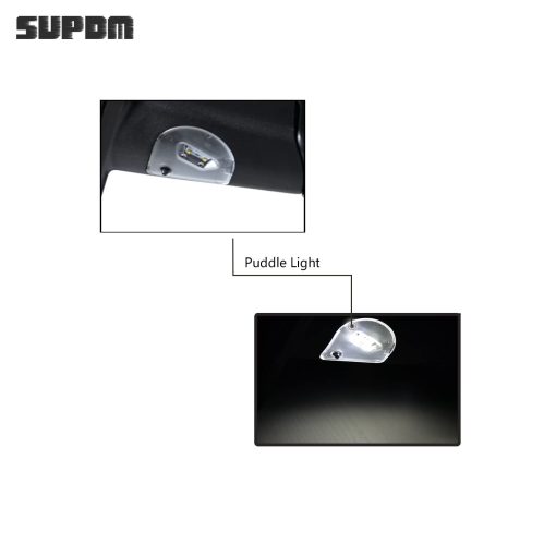 Espejos de Remolque SUPDM para Dodge Ram 1500 2500 3500 2009-2018 con Luz de Senal de Giro, Luces de Charco, Potencia Calentada Set Izquierdo+Derecho (Cromo) - Imagen 5