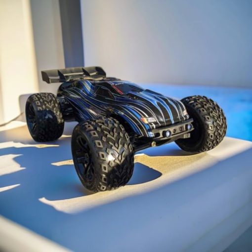 JLB Racing Cheetah 21101 1/10 RC Car para Adultos con Motor sin Escobillas, Camiones RC 4WD Todo Terreno, 80km/h con ESC de 120A y Motor sin Escobillas de 3670 2500KV Funcion de Wheelie - Imagen 2