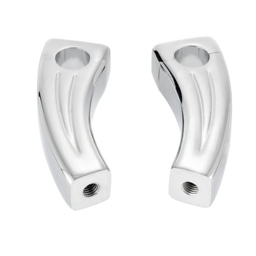 INNOGLOW Elevadores de Manillar de Motocicleta Personalizados 1 Pulgada Barras Punos Billet 4.5" Retroceso para YAMAHA V-Star Road Star KAWASAKI SUZUKI HARLEY DAVIDSON CRUISERS CHOPPERS - Imagen 4