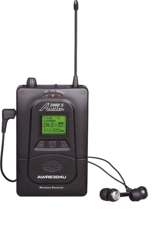 Receptor de monitorizacion de audio in-ear Audio2000'S AWR6305U5