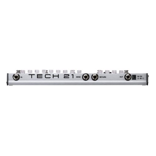 Pedal de Efectos Multifuncion Tech 21 FL5-V2 Fly Rig 5 V2 con Salida XLR - Paquete con 2x Cables de Conexion en angulo Recto Strukture S6P48, 12x Puas Fender y Paño de Pulido Liquid Audio - Imagen 6